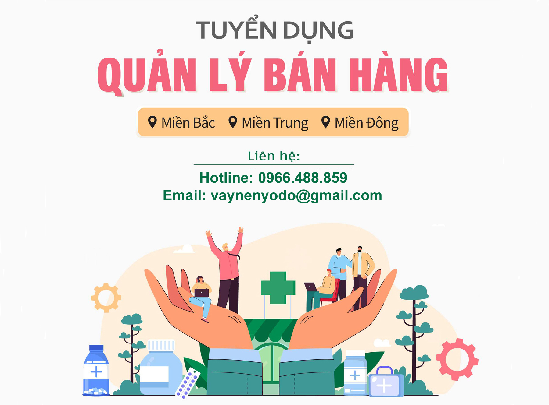 QLBH miền Bắc, miền Trung, miền Đông